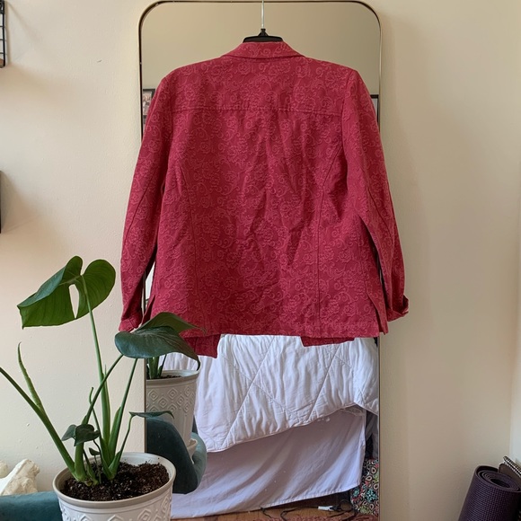 Appleseed’s Vintage Pink Floral Jacket - Picture 2 of 3
